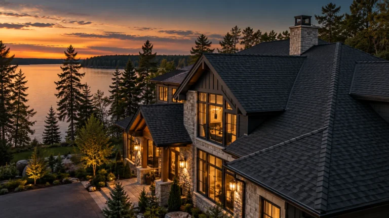 Illustrative residential roofing architecture in Minnesota and Wisconsin